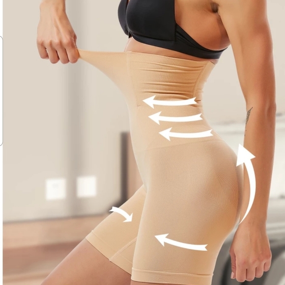 High waist seamless boxer women's Panties Body sha - Picture 2 of 4